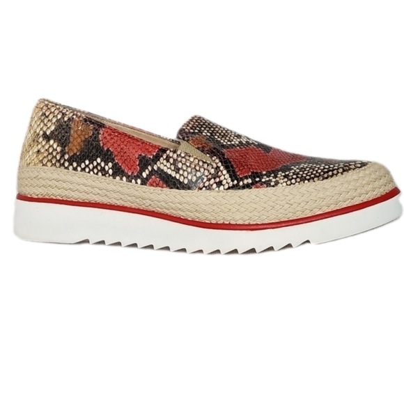 Donald J. Pliner Shoes - Donald Pliner Finni Slip-on Leather Chili Snake Print Casual shoes (w 7.5)